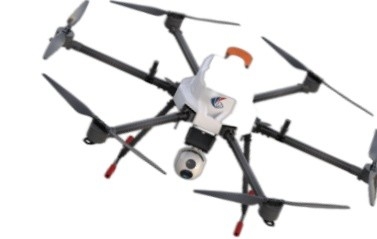 Πολλαπλής χρήσης UAV Ασύρματο τηλεχειριζόμενο μη επανδρωμένο αεροσκάφος με έξι ρότορες 10m/S μέγιστη ταχύτητα
